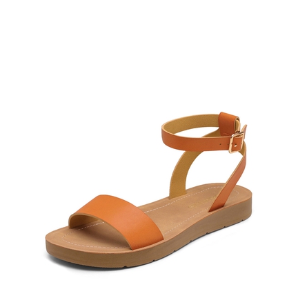 Tan flat wedges deals